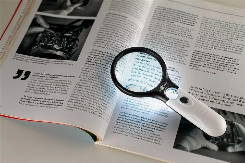 Magnifier Magnifying Glass with Goobay LEDs