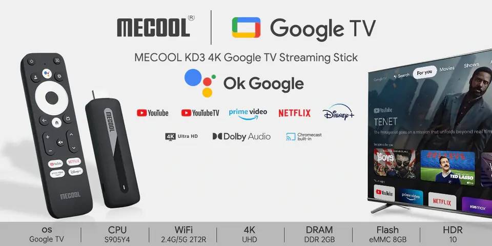 MECOOL KD2 Android TV Stick