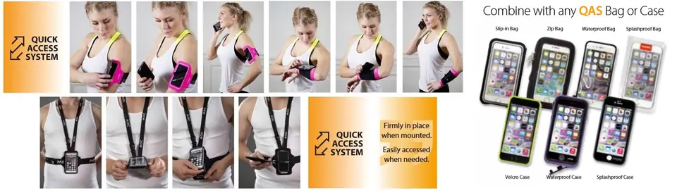 Chest Plate + Slip-in Bag for L 4,7" black