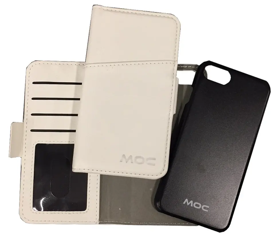 Portfel na telefon + etui  MOC Mag Wallet White