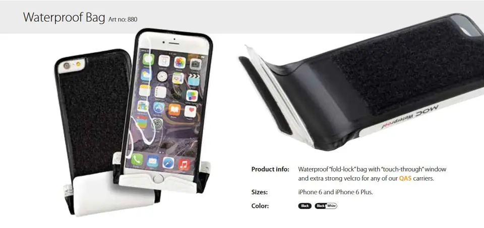 Tel Waterproof Fold-lock Bag L up to 4.7"