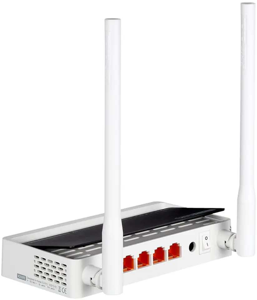 Router bezprzewodowy Totolink N300RT widok z tyłu