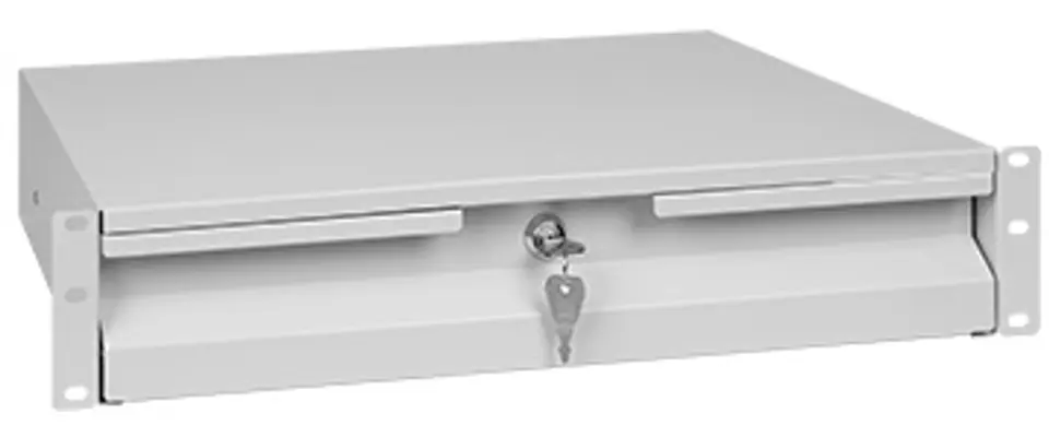 Rack cabinet drawer 19'' Spacetronik 2U Grey