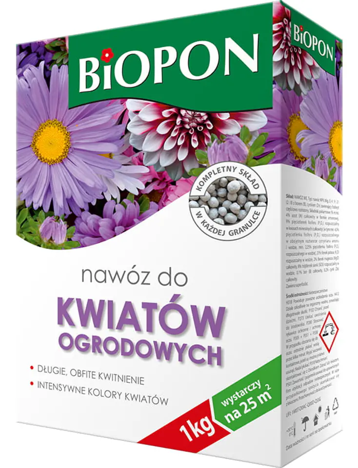 Nawóz Biopon do kwiatów ogrodowych