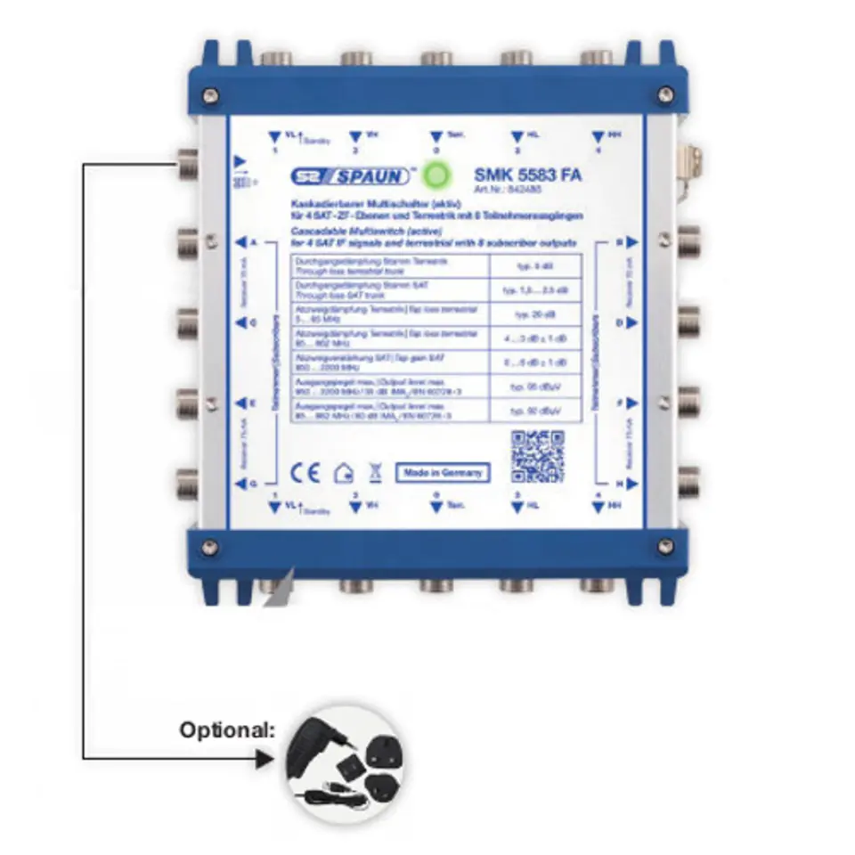 Spaun 5/5 to 8 multiswitch SMK 5583 FA