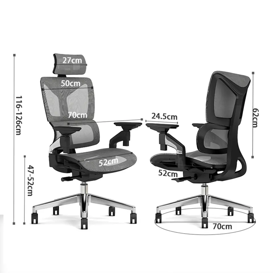 Insignia™ Ergonomic Mesh Office Chair with Adjustable Arms Black