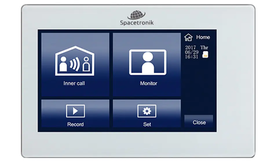 Monitor do wideodomofonu Spacetronik SPD-M772TW z dotykowym wyświetlaczem