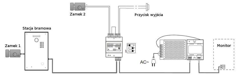 Auxiliary lock opening module SPD-ML01