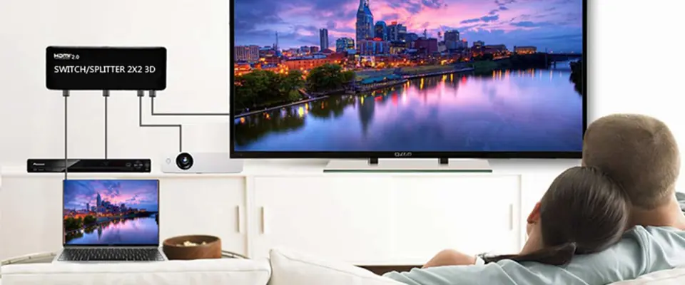 Matrix HDMI 2/2 Spacetronics SPH-M221 4K 60Hz