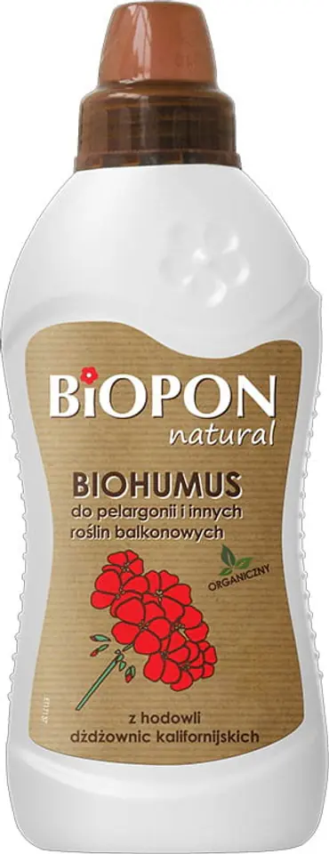 Biohumus do Pelargonii i innych balkonowych Biopon 0,5L