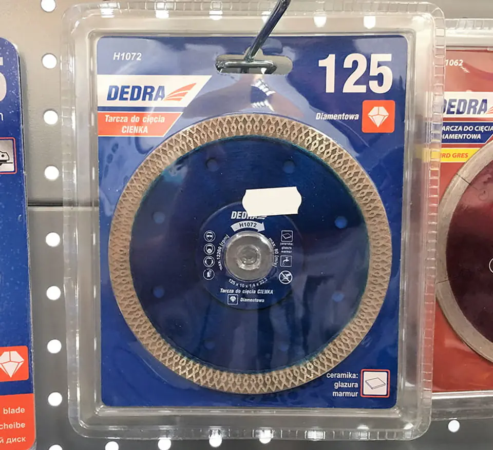 Dedra H107.. tarcza diament zdjęcie real