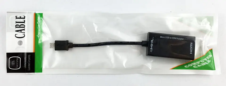 Złącze: MicroUSB 5-pin Standard: HDMI MHL/HDTV