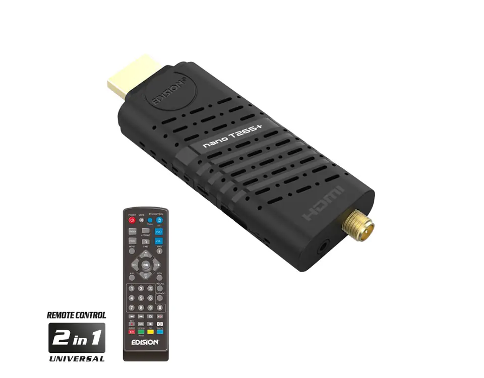 Terrestrial DVB-T2/C tuner EDISION NANO T265+ USB-C
