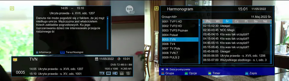 EDISION Nano T265+ Receptor dongle HDMI Terrestre TDT DVB-T2 y por Cable  DVB-C, H265 HEVC, FTA, Full HD, PVR, USB, HDMI, Sensor IR, Soporte USB  WiFi, Mando a Distancia Universal 2en1 