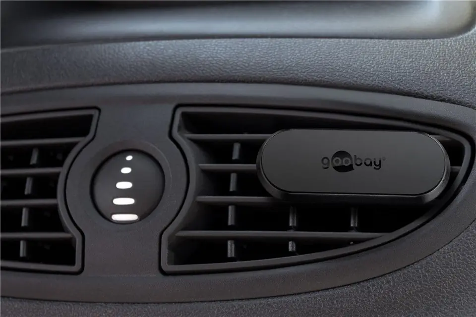 Magnetic holder double ventilation grille Goobay