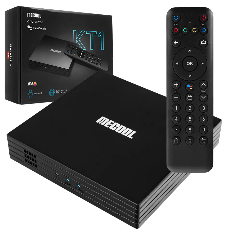 Android TV BOX MECOOL KT1 4K Android 10 DVB-T2/C | Wasserman.eu