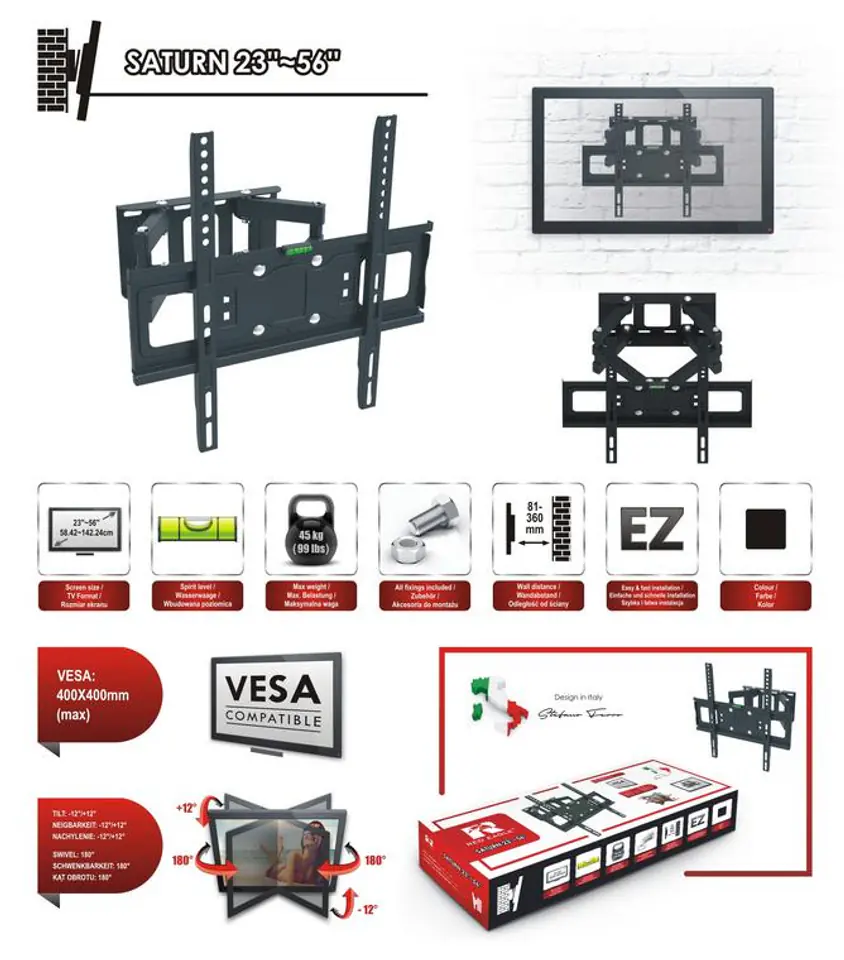 LCD Mount Plasma 23-56 AX Saturn