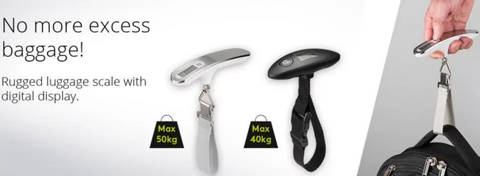 Goobay Digital Luggage Scale 40kg black