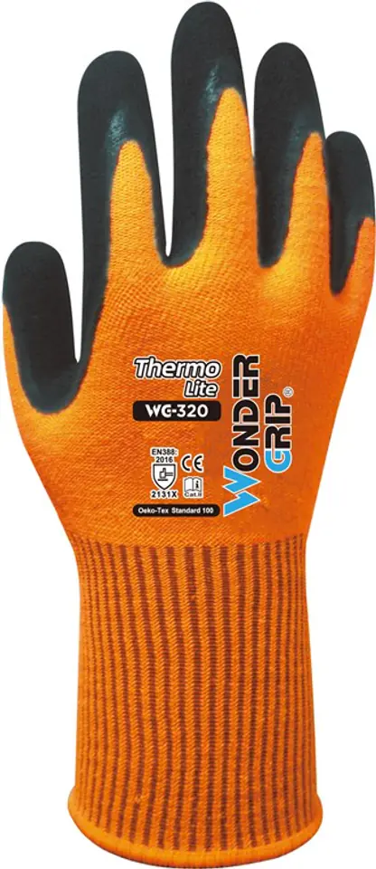 Wonder Grip Gloves Water-proof Oil-proof Warm Liner Nitrile Coated Work  Gloves