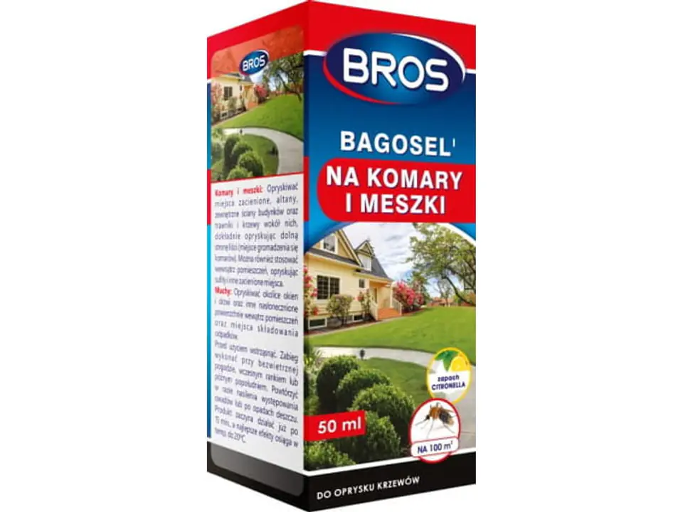 Preparat na komary meszki kleszcze Bagosel 100EC 50ml