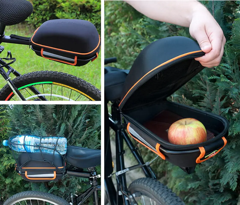 Stevige fietstas + zadelpen + L34D bagagedrager | Wasserman.eu