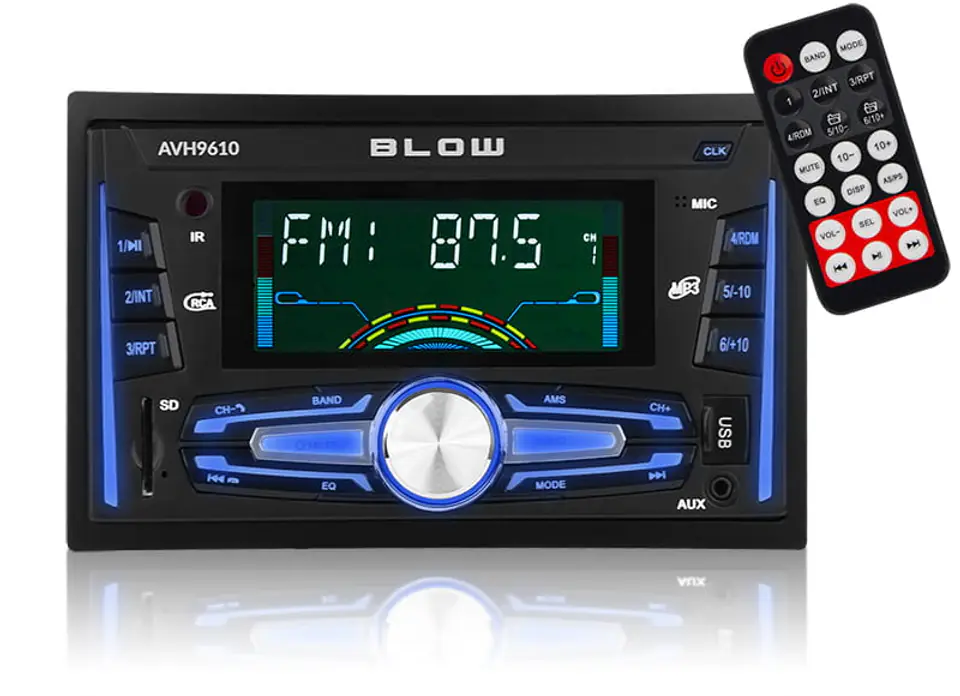 Radio samochodowe BLOW AVH-9610 2DIN 7`