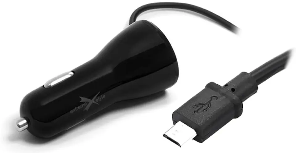 Ładowarka samochodowa micro USB + 2xUSB 4A ACCM2U4B