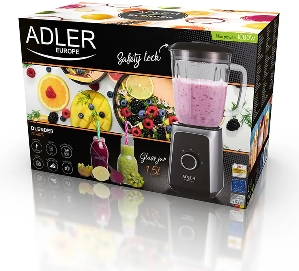 Blender kielichowy Adler AD 4076 kruszy lód