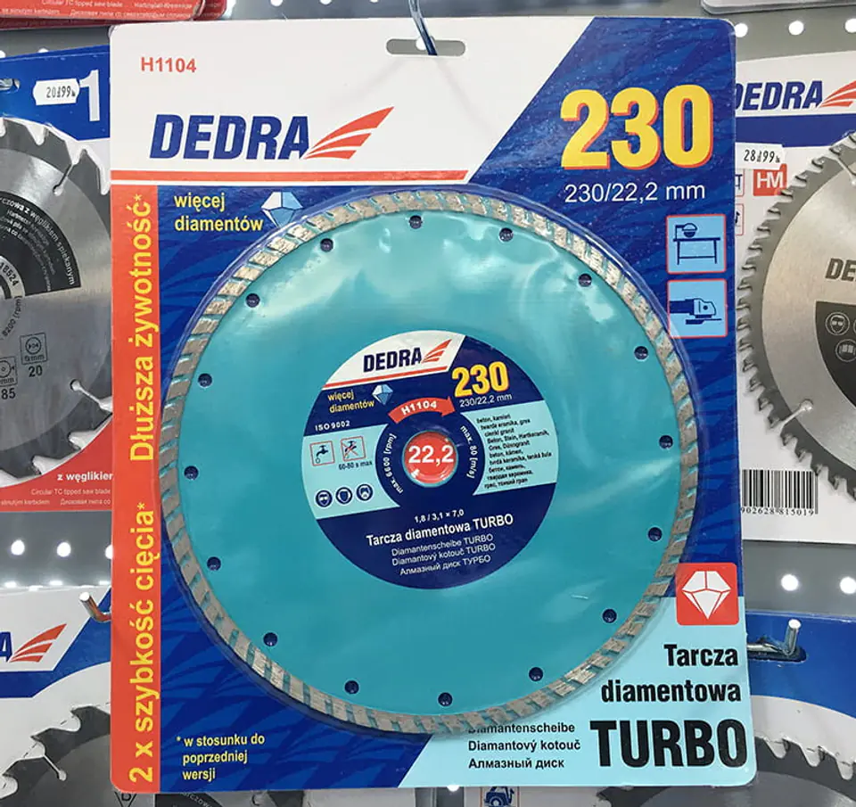 Tarcza diamentowa Dedra Turbo