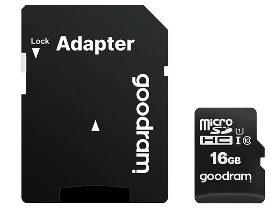 Karta pamięci microSD 16GB UHS-I Goodram z adapterem