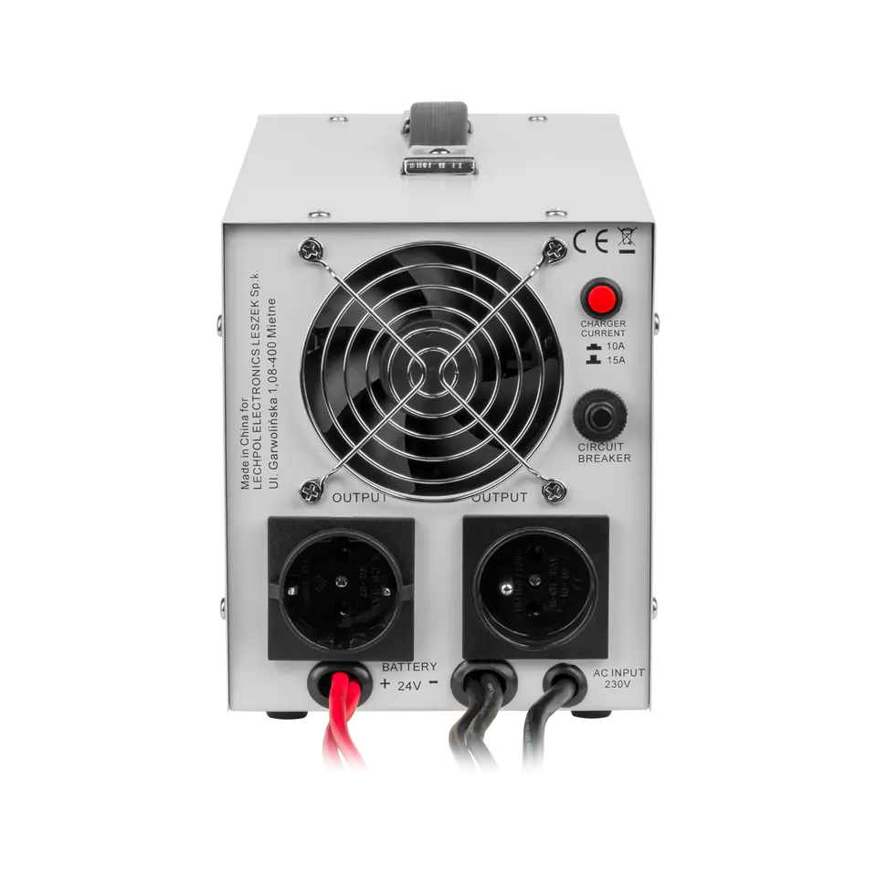 Uninterruptible power supply KEMOT PROsinus1500/24 converter with pure sinusoidal waveform and