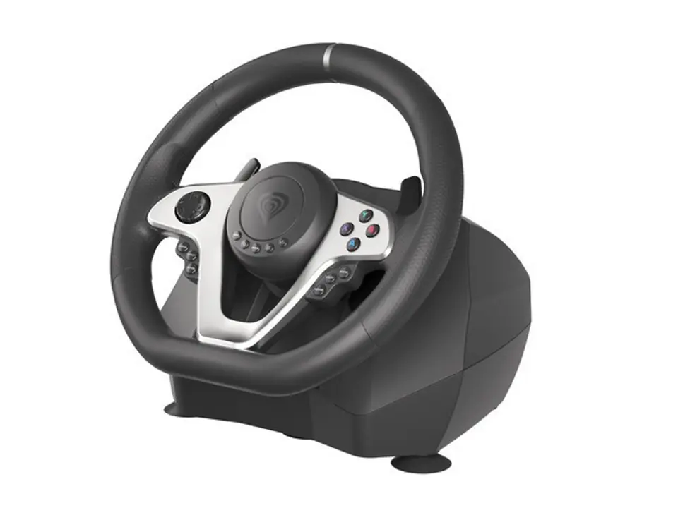 GENESIS SEABORG 400 Steering wheel + Pedals Nintendo Switch,PC,PlayStation 4 ,Playstation 3,Xbox 360,Xbox One USB Black