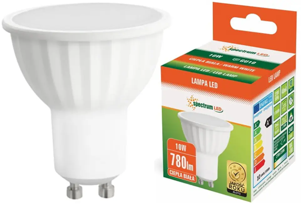 Żarówka Led 10W GU10 WOJ13256 ciepła