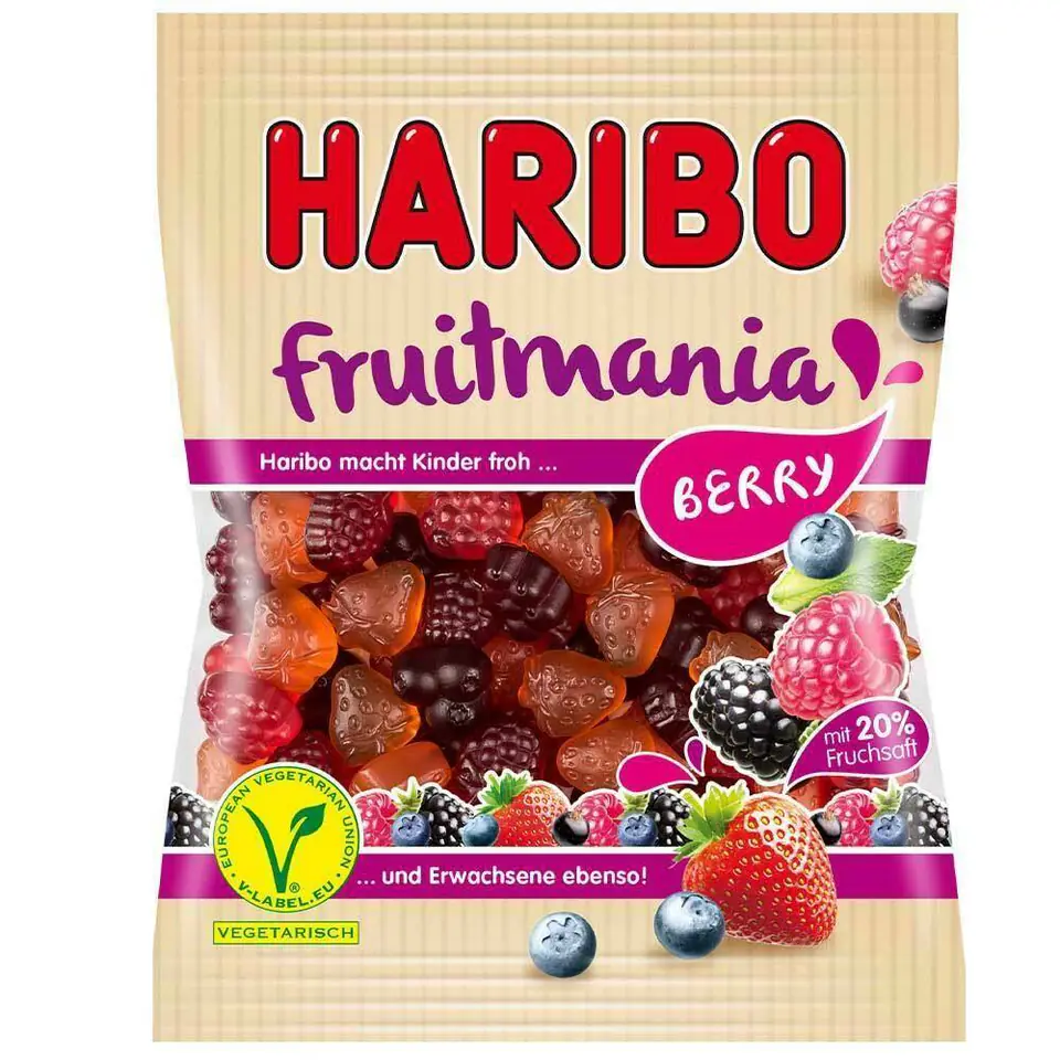 Haribo Fruitmania Berry Jelly Beans 175 g Wasserman.eu