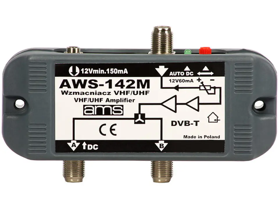 Wzmacniacz antenowy wewnętrzny AWS-142M