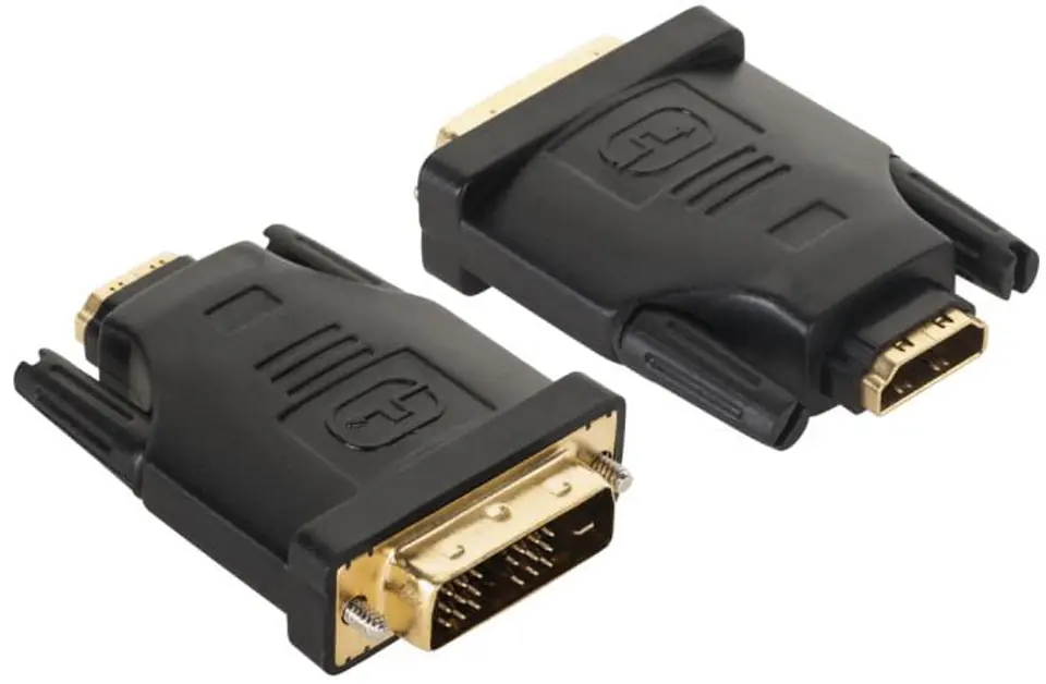 Złącze HDMI gniazdo-DVI wtyk 18+1 ZLA0613