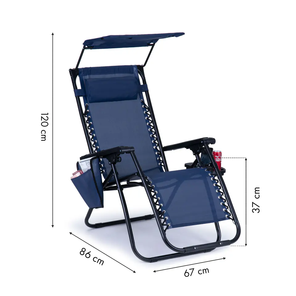 Deck chair garden reclining MODERNHOME