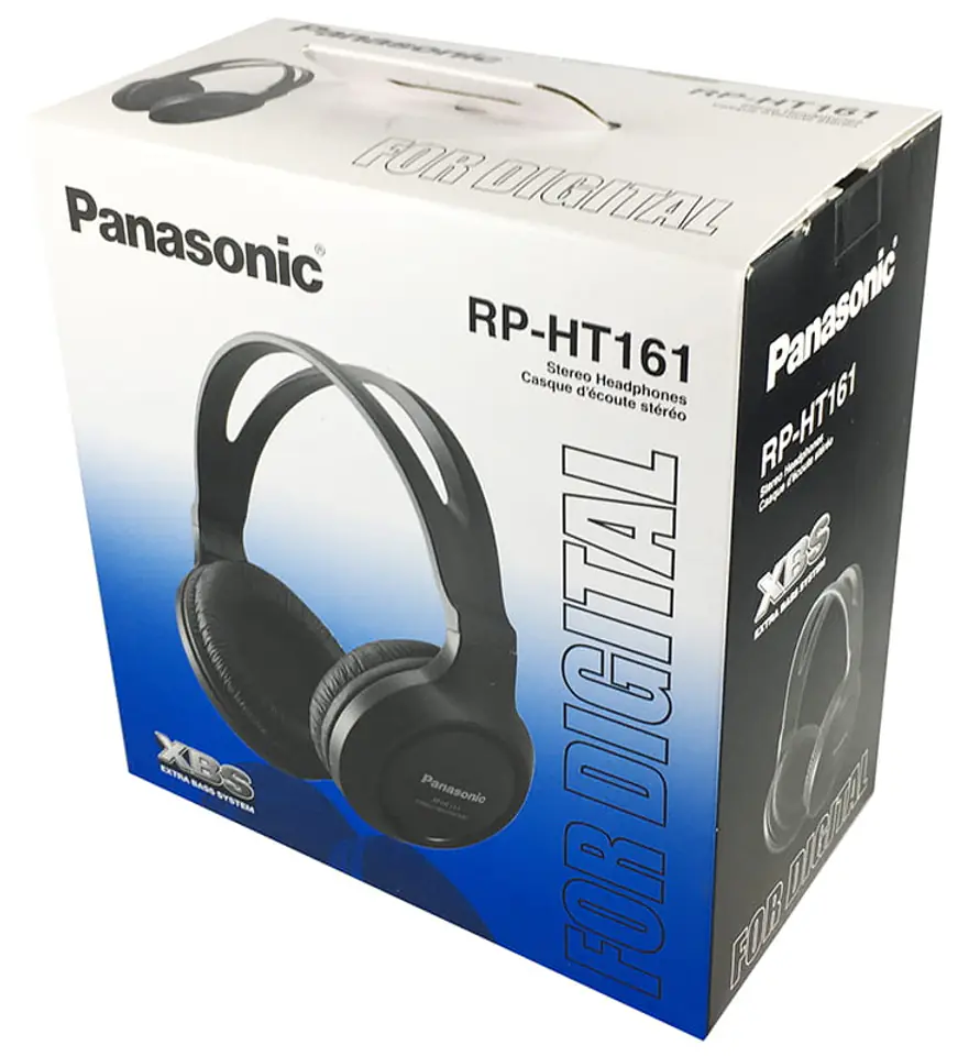 Słuchawki Panasonic RP-HT161 w opakowaniu