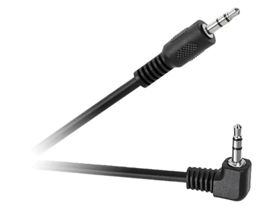 Kabel Jack - Jack kątowy 3,5mm 0,5m LX8053K