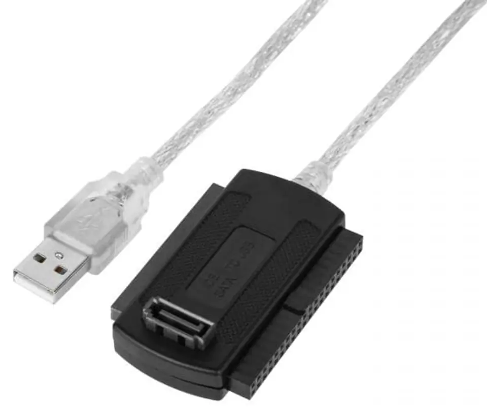 Konwerter USB na IDE 2,5 i 3,5 + S-ATA