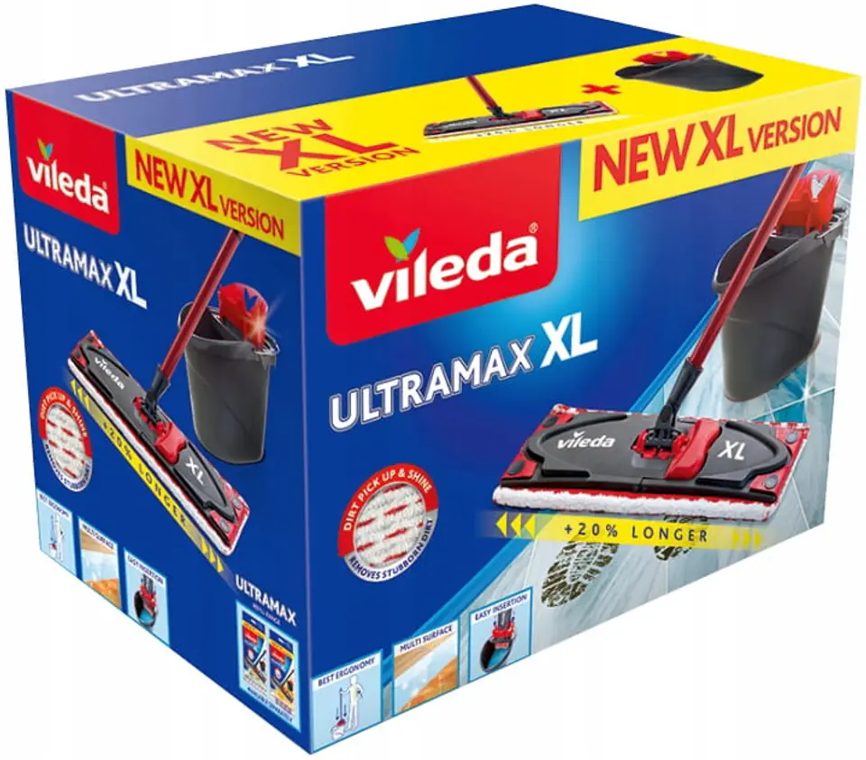 VIleda flat mop ver. XL wider 42cm Box Set 160932 | Wasserman.eu