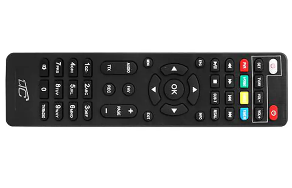 Decodificador de TV terrestre digital DVB-T-2 LTC HD205M con control remoto  programable H.265 