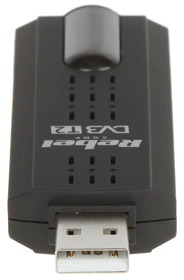 Tuner USB do laptopa i PC Rebel KOM1060 DVB-T2/HEVC