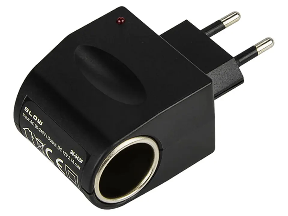 Adapter napięcia 230V na gniazdo zapalniczki 12V