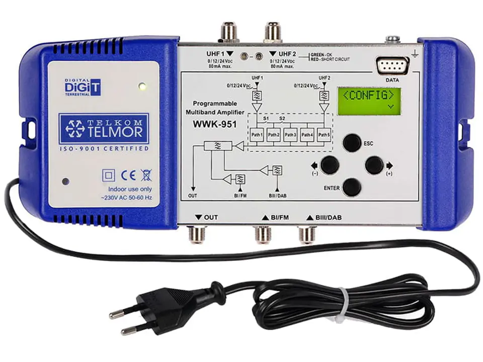 Elektronicznie programowany wzmacniacz wielozakresowy WWK-951