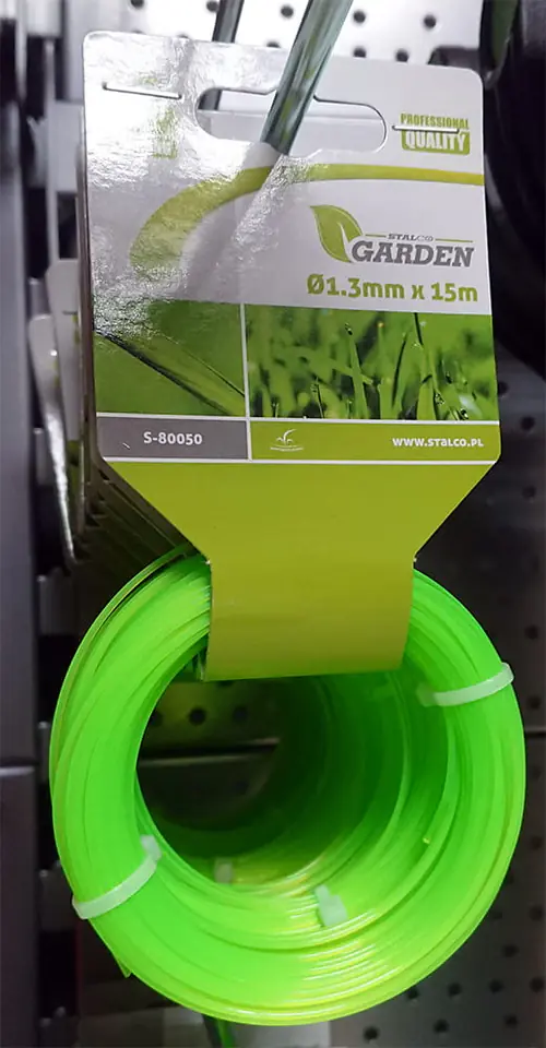 Żyłka tnąca do kosiarek okrągła 1,3mm 15m S-80050