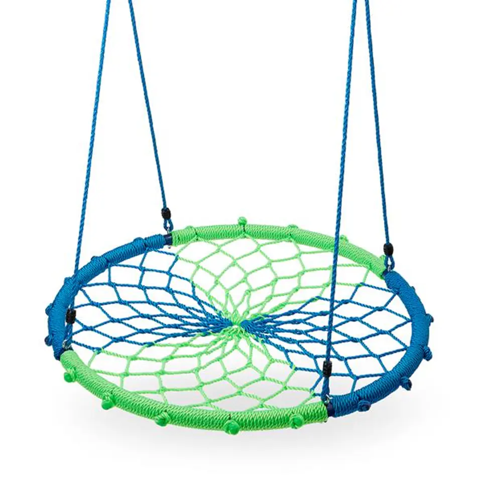 NB5039 BLUE-GREEN DIA.100 CM STORK NEST SWING NILS CAMP