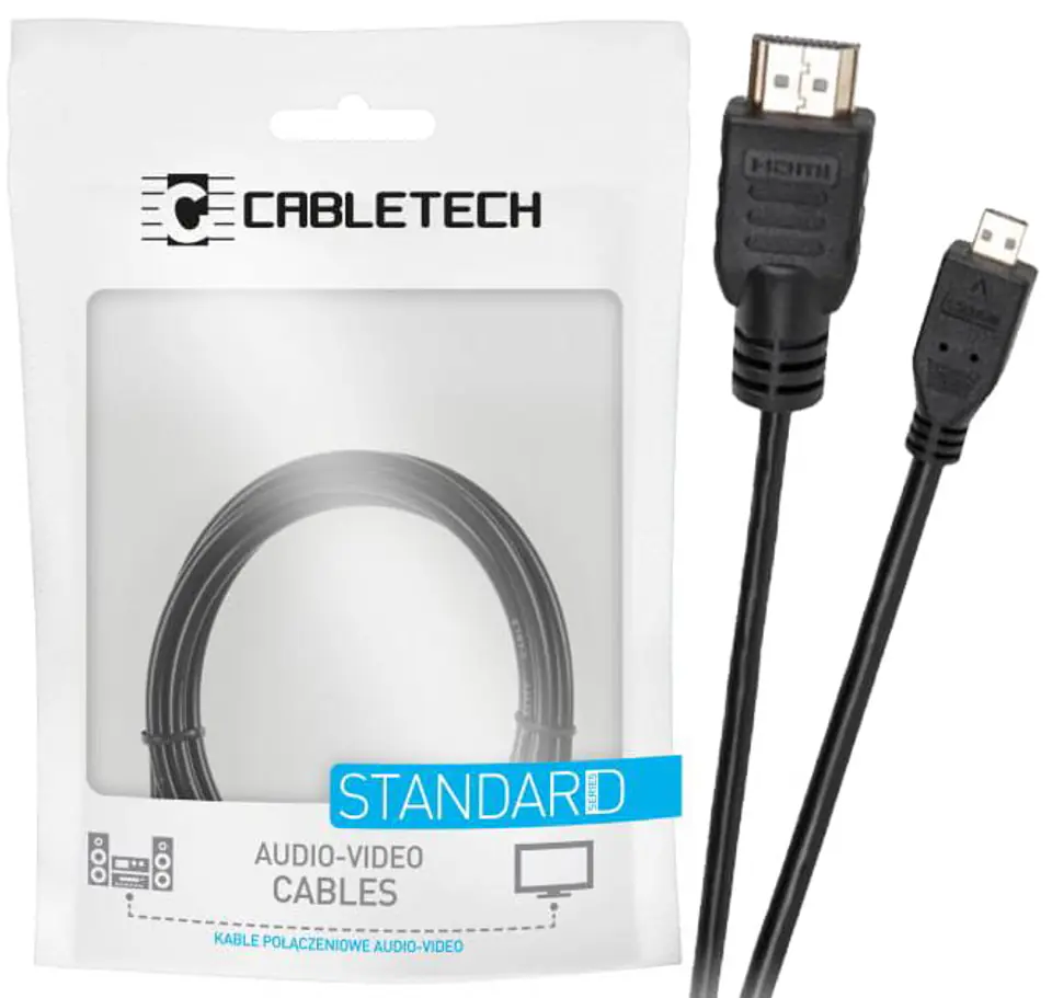 Kabel wtyk HDMI – micro HDMI