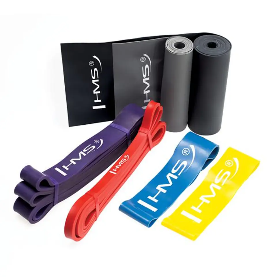 HMS exercise rubber set GU05/GU04/TP01 | Wasserman.eu