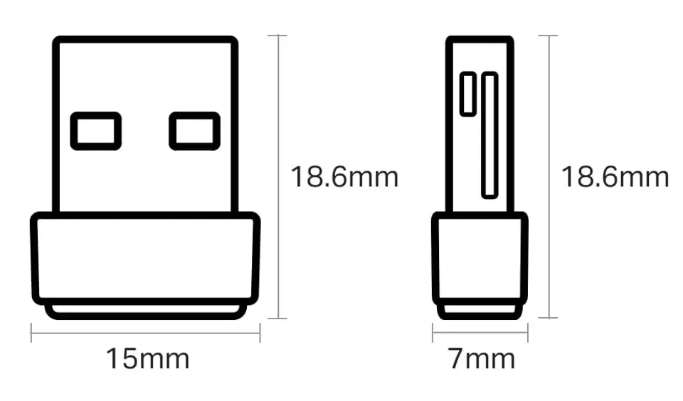 Mini karta wifi na USB